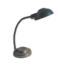 3/ Lampe argentée