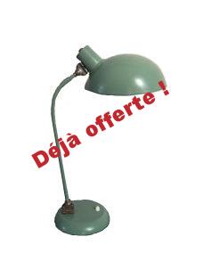 26/ lampe d’atelier vert Provence