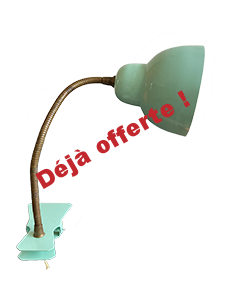 70/ Lampe à pince mint